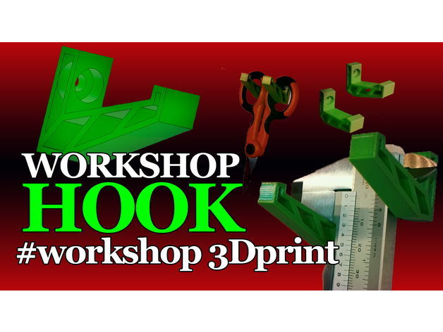 workshop hook creality ender 3 ender3 3D print model - Mito3D