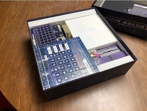 argento fiume organizzazione gioco tavolo giochi Accessori inserti tavola 3d print model - Mito3D