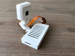 Pi Kamera montieren Baby Monitor Himbeere Fall Mantel Sicherheit 3d print model - Mito3D