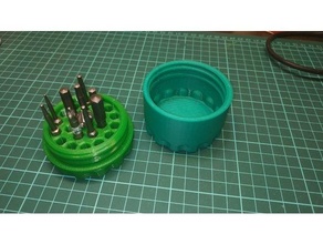 50mm Chave fenda bits caso bainha 3d print model - Mito3D