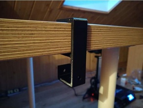 Ikea Linnmon câble titulaire soutien organisateur 3d print model - Mito3D