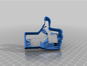 pollici biscotto taglierina 3d print model - Mito3D