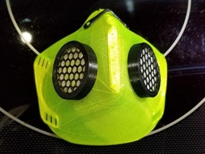 filtro mascarar tpu ar poluição poeira 3d print model - Mito3D
