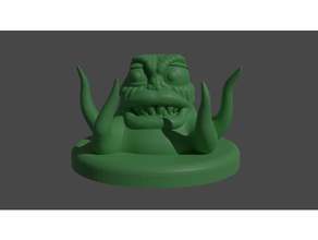 Frottee Tentakel Monster Außerirdischer Kreatur dnd Zahl IvesenenoughHentai unheimlich dumm Tischplatte 3d print model - Mito3D