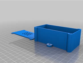 nodo puerta 2 tarjeta circuito impreso caja personalizable personalizado 3d print model - Mito3D