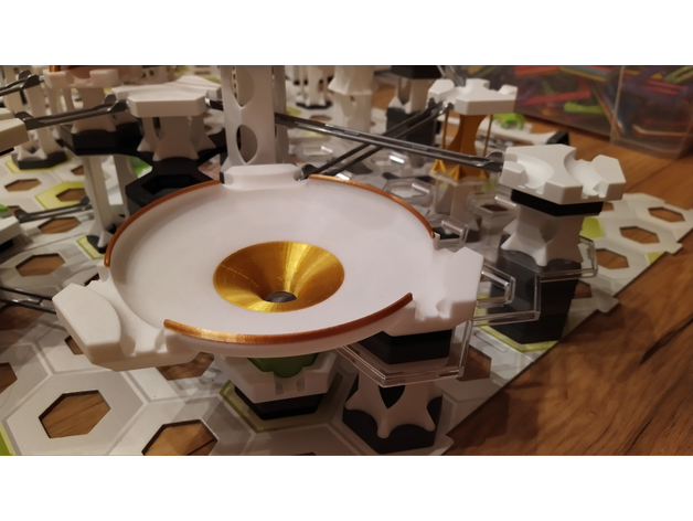 gravitrax hiperbólico funil 3D print model - Mito3D