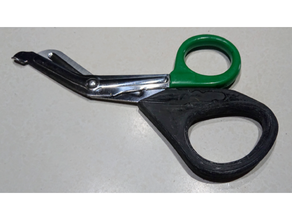 emt shears handle blade scissor scissors serrated shear 3d print model - Mito3D