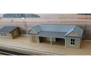 nswgr a5 station ho scale 3d print model - Mito3D