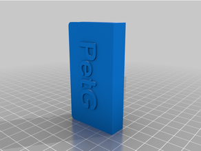 câble cube clip étiquette 3d print model - Mito3D