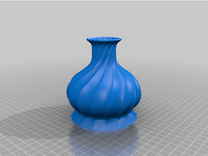 vase flower 3d print model - Mito3D