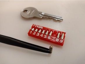 titã fechadura alfinetes decodificador ourives lockpicking Locksport cadeado fixação fiação tops 3d print model - Mito3D