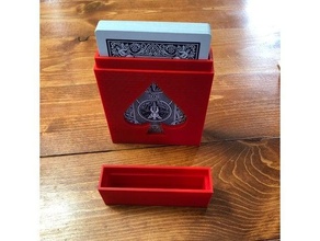 jumbo giocando carta scatola giochi tavolo gioco organizzatore carte contenitore divertimento Giochi Conservazione 3d print model - Mito3D