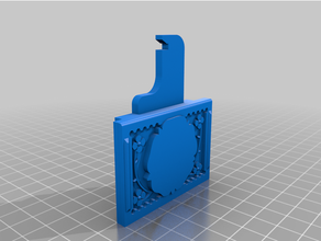 combined slide catch tudor rose box 3d print model - Mito3D