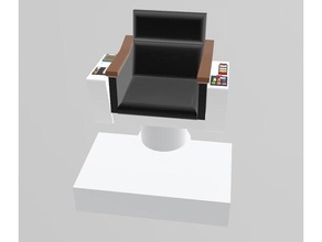 multi material star yürüyüş tos Kirk komut sandalye 3d print model - Mito3D