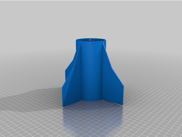 diy rocket model 3D print model - Mito3D
