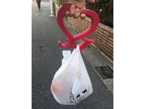 shopping bag holder fabot 3d print model - Mito3D