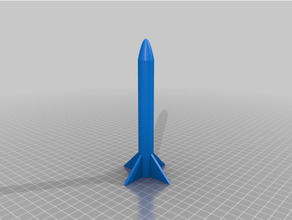 Luft Rakete 13mm 3 8 pex Tube 3d print model - Mito3D