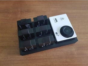 base dispenser batterie gopro individuare Camera 3d print model - Mito3D