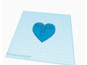 diamant heart love 3d print model - Mito3D