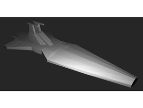 stella distruttore venator classe 3d Stampa difensore jrdi Corazzata repubblica nave navicella spaziale guerre Star Destroyer guerra 3d print model - Mito3D