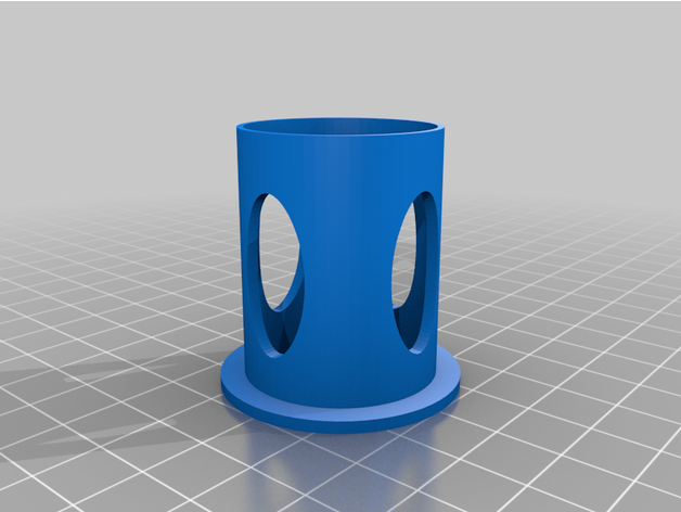 inkrayon filamento carrete soporte ligero portacarretes 3D print model - Mito3D