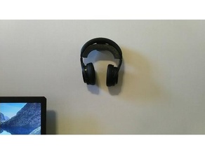 headphone rack headphones hanger holder 3d print model - Mito3D