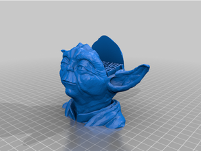 yoda head hoap holder 3d print model - Mito3D