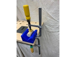 microjig festool braçadeira blocos broca pressione quadra 3d print model - Mito3D