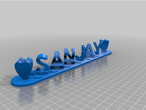 Sanjay özelleştirilmiş 3d print model - Mito3D