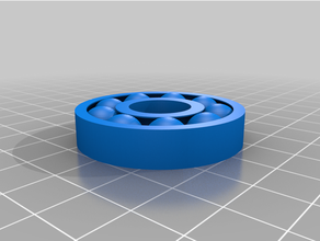 ball bearing print place 3d print model - Mito3D