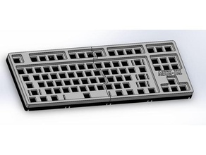 mechanical keyboard - mech tkl 3d print model - Mito3D