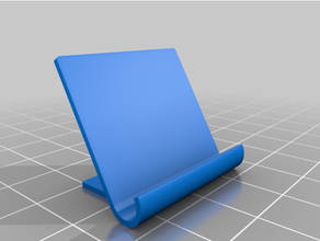 universal phone holder horizontal stand printer test print vertical 3d print model - Mito3D