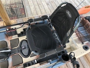 seat clip mount installing hobie vantage jackson coosa kayak 3d print model - Mito3D