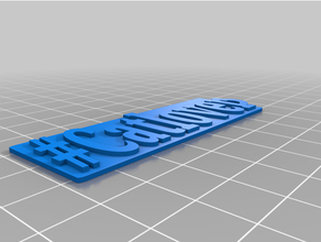 catlover keychain 3dprintable cat catlovers chain hashtag key love 3d print model - Mito3D