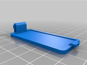 insignia remote battery door lip control 3d print model - Mito3D