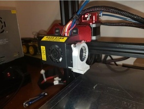 cr10s pro ventilateur canal microswiss hotend Stock remplacement cr10spro micro Suisse métal 3d print model - Mito3D