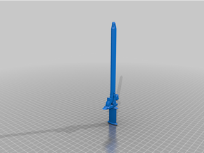 Aufklärer Schwert Stift sao Kunst online 3d print model - Mito3D