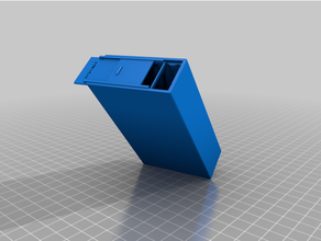 cigarett box - zigarettenbox cigarette case zigarettenschachtel 3d print model - Mito3D