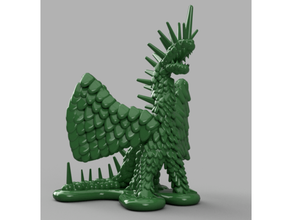 Drago 3d45 3dprint 3dprinter animale dremel stampante test fatica 3d print model - Mito3D