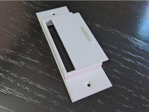 light switch cover door fixed slot lightswitch 3d print model - Mito3D