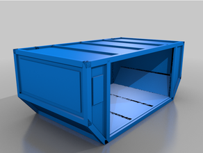 Luft Ladung Container Zubehör Flugzeug Modell Rahmen 3d print model - Mito3D