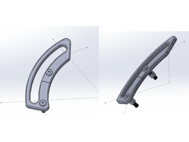 Schotten Lenkung Stabilisator Kabel leiten ktm dreckiges Fahrrad Motorrad 3D print model - Mito3D