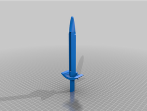 miniture sword pen miniature 3d print model - Mito3D