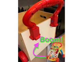 box wheeler - repurpose vtech baby walker 3d print model - Mito3D