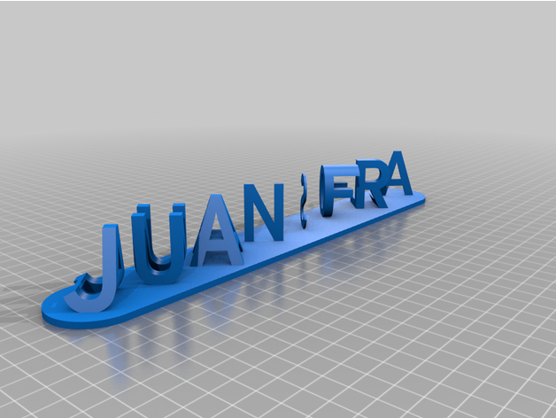 juan personalizado 3D print model - Mito3D