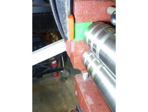 central machinery harbor freight slip roll retainer block press brake roller shear sheet metal 3d print model - Mito3D