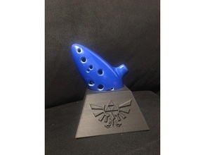 Okarina Sockel Zelda Thema 3d print model - Mito3D