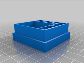 fusible espace rangement boîte 3d print model - Mito3D