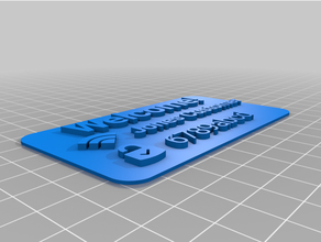 jeff wifi sign customized 3d print model - Mito3D
