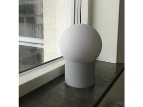 scandinavian styled lamp led light design 3d print model - Mito3D